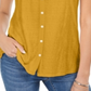 Regata feminina com botões Style &amp; Co, amarela, tamanho XX-G