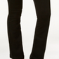 Calça jeans feminina Curvy Fit Finity Bootcut da INC International Concepts, preta, tamanho 2