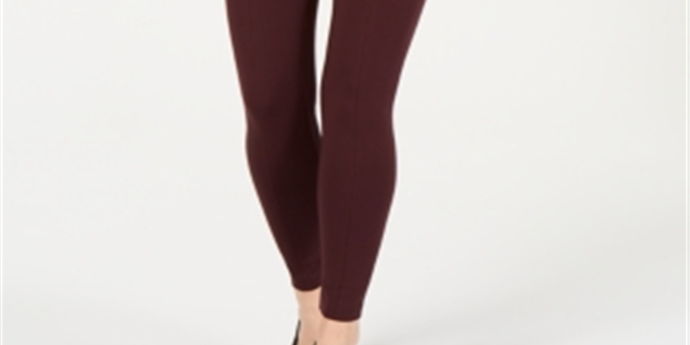 Leggings Alfani Comfort Waist Femininas Vinho Tamanho Pequeno XL