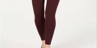 Leggings Alfani Comfort Waist Femininas Vinho Tamanho Pequeno XL