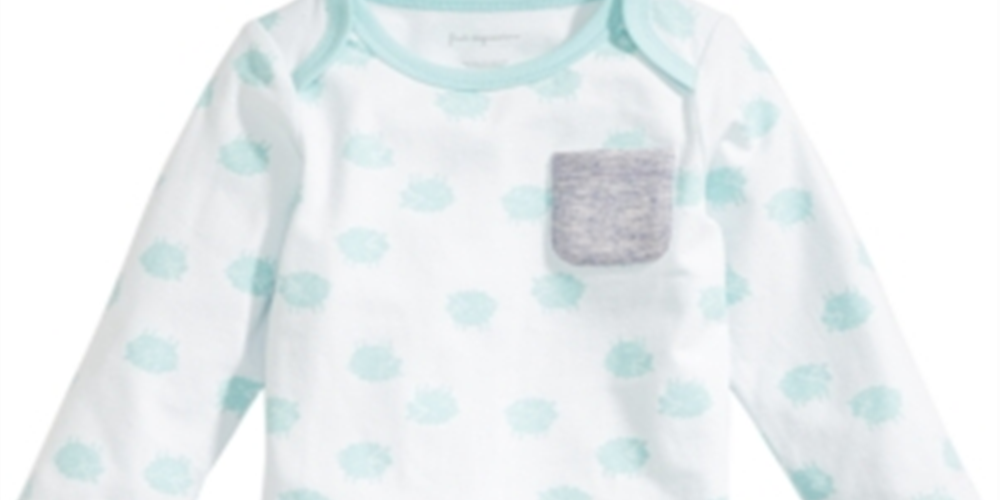 Body estampado de cordeiro para bebê menino First Impressions tamanho azul recém-nascido