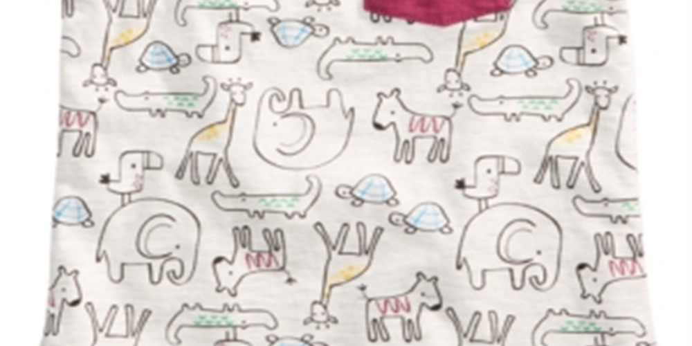 Primeiras Impressões Baby Boy's Animal Print Tank Top Cinza Tamanho 6-9M