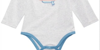 Body infantil Fox para menino First Impressions, tamanho cinza, recém-nascido