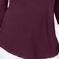 JM Collection Blusa feminina com ombros descobertos, roxa, tamanho pequeno