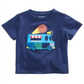 Camiseta infantil First Impressions Baby Boy Cotton Ice Cream Truck Azul Tamanho 18 MOS