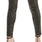 Calça skinny feminina com estampa animal da INC International Concepts, tamanho 2, verde