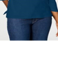 Camisa feminina Karen Scott de algodão com cadarço, verde, tamanho pequeno