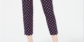 Calça Capri Estampada Feminina Charter Club Azul Tamanho 6