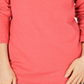 Karen Scott Suéter Feminino de Algodão com Gola Envelope Rosa Tamanho Médio