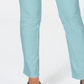Calça jeans feminina Charter Club Lexington Tummy Control, perna reta, azul, tamanho 10