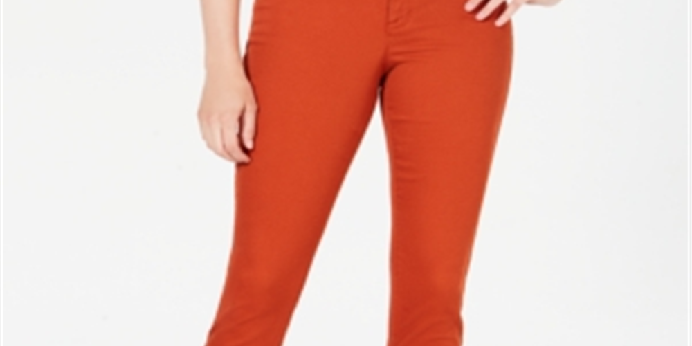 Jeans Curvy Fit Skinny Fashion Feminino Estilo &amp; Co Co, Cobre, Tamanho 8