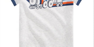 First Impressions Baby Boy's Train T-Shirt Gray Size 18MOS