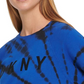 Moletom feminino DKNY Sport Fitness Running Azul Tamanho X-S