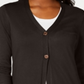 Karen Scott Cardigan longo feminino marrom tamanho médio