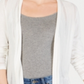 Cardigan feminino Charter Club Pointelle Duster, branco, tamanho pequeno, pequeno