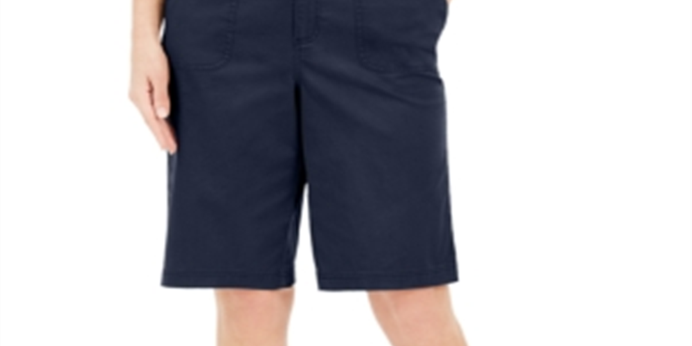 Karen Scott Cardigan Feminino Misto com Canelado Flyaway Azul Tamanho 18