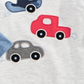 Camiseta estampada First Impressions Baby Boy Cars, cinza, tamanho 3-6 meses