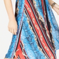 Vestido feminino estampado com ombros descobertos da INC International Concepts, azul, vários tamanhos, 12, pequeno