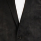 Ralph Lauren Masculino Linley Faux Suede Forrado Dois Botões Blazer Preto Tamanho 42