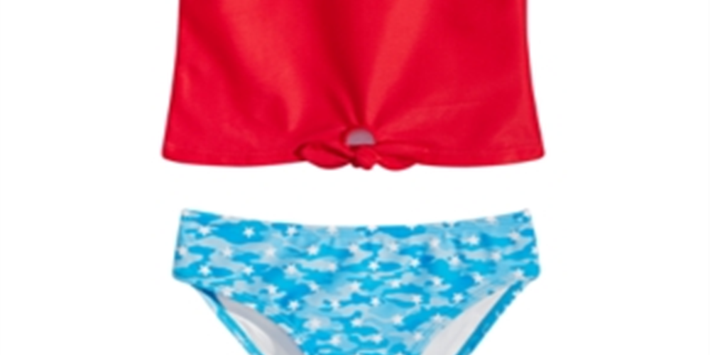 Tanquíni Wonder para Meninas Dreamwave Vermelho Tamanho 4