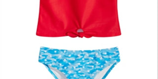 Tanquíni Wonder para Meninas Dreamwave Vermelho Tamanho 4