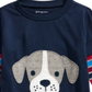 Camiseta infantil First Impressions Baby Boy com estampa de filhotes e camadas, azul, tamanho 12 meses