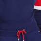 Tommy Hilfiger Suéter Feminino Manga Longa Color Block Azul Tamanho XS