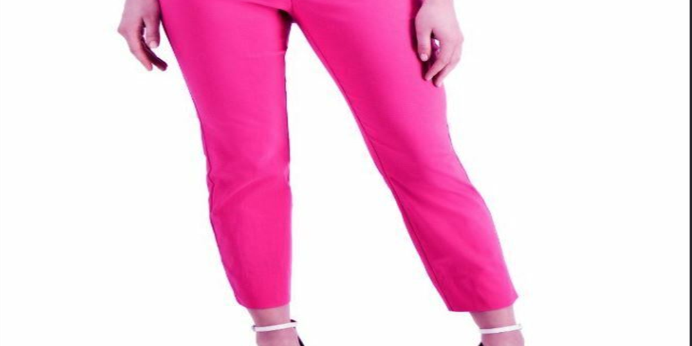Calça skinny Chelsea Tummy Control feminina Charter Club, rosa, tamanho 12