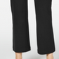 Calça feminina Charter Club Wide Leg Preta Tamanho 2 Petite