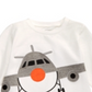 Camiseta infantil de algodão para meninos First Impressions, branca, tamanho 6 a 9 meses