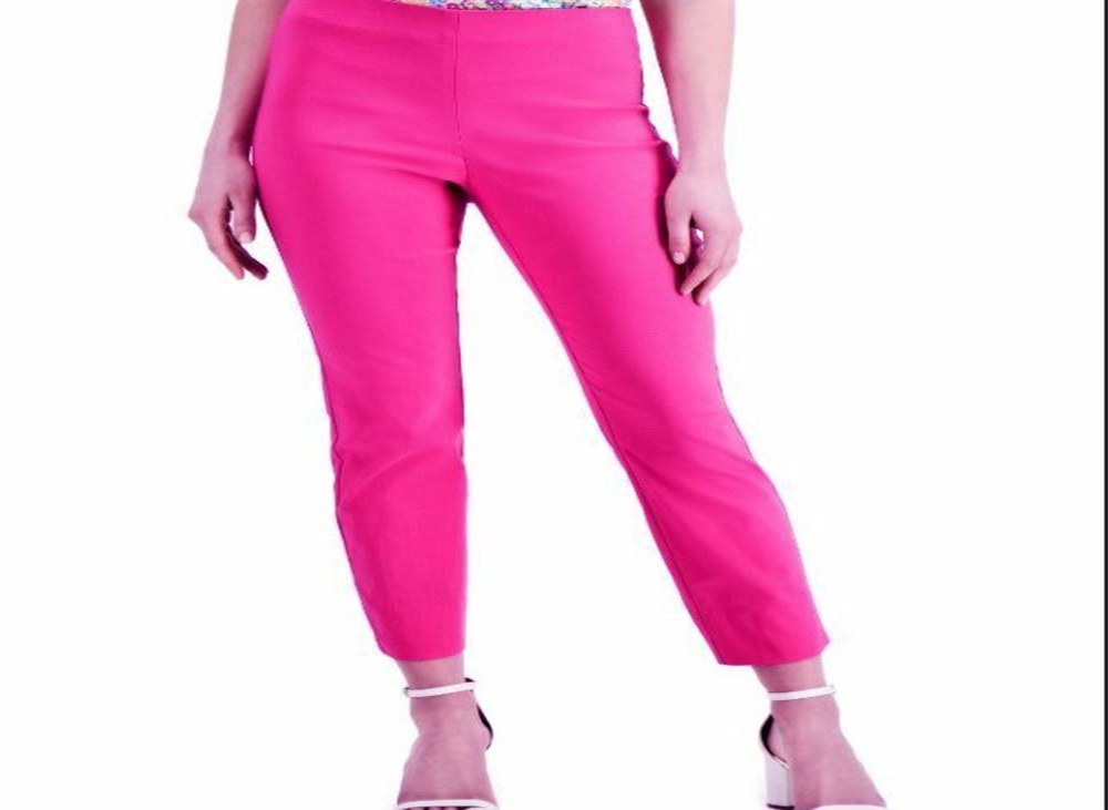 Calça skinny Chelsea Tummy Control feminina Charter Club, rosa, tamanho 14