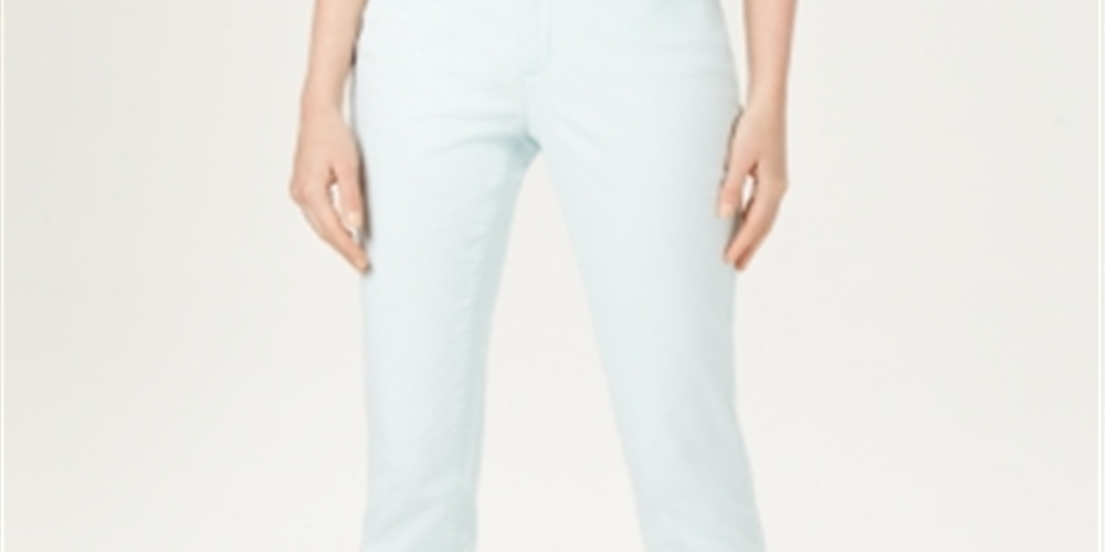 Calça jeans feminina Lexington reta Charter Club - Azul, tamanho 18 S