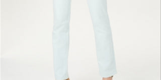 Calça jeans feminina Lexington reta Charter Club - Azul, tamanho 18 S