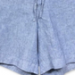 Shorts femininos Charter Club azul tamanho médio