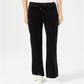 Calça de veludo feminina Charter Club preta tamanho pequeno XL