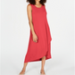 Vestido feminino Alfani com bainha tulipa lisa, vermelho, tamanho pequeno e pequeno