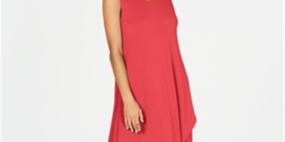 Vestido feminino Alfani com bainha tulipa lisa, vermelho, tamanho pequeno e pequeno