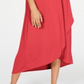 Vestido feminino Alfani com bainha tulipa lisa, vermelho, tamanho pequeno e pequeno