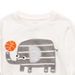 Camiseta de algodão com estampa de elefante de manga comprida First Impressions para bebê menino, tamanho 12 MOS