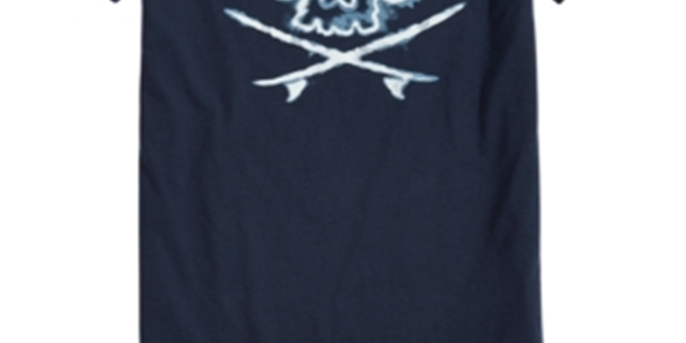 Camiseta estampada com caveira para meninos da Epic Threads, azul, tamanho 5