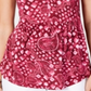 Blusa plissada com decote em V feminina Style &amp; Co, roxa, tamanho X-S