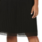 INC International Concepts Saia midi plissada feminina plus size cintura média preta tamanho 4XL