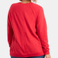 Moletom feminino Levi's Plus Logo manga comprida vermelho tamanho 2X