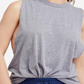 Camiseta sem mangas feminina Free People, verde, tamanho XS