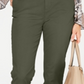 Calça Chino Feminina Style &amp; Co Verde Tamanho 4