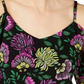 Blusa feminina floral com decote em V e manga comprida, tamanho pequeno e grande, da INC International Concepts