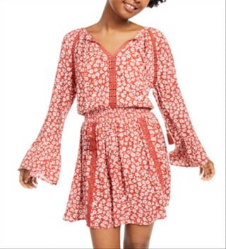 Vestido American Rag Junior's Animal Print Laranja Tamanho XX-S