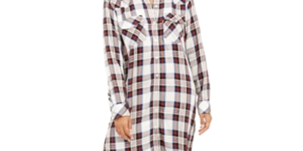 Camisa xadrez longa Levi's feminina com botões, preta, vários tamanhos, pequena M