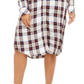 Camisa xadrez longa Levi's feminina com botões, preta, vários tamanhos, pequena M