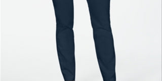 Calça skinny feminina Charter Club Chelsea Stretch Twill Azul Tamanho 4 Petite